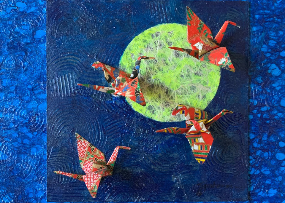 Full Moon Flight Art | Joy Ann Cabanos