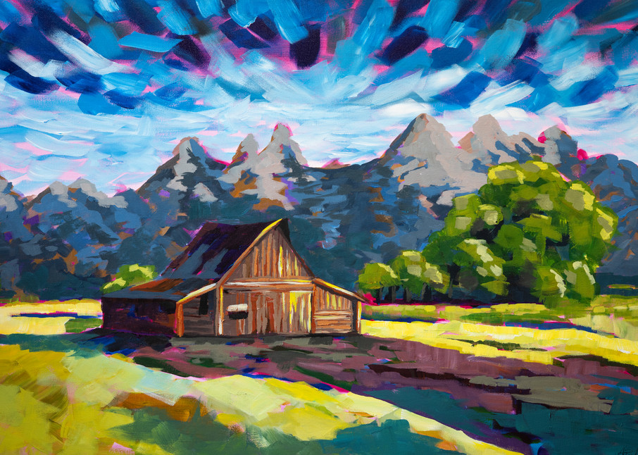Jackson Hole, Wyoming | Moulton Barn | Niki Baker Art