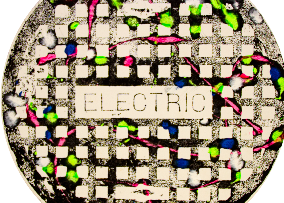 It's Electric! Manhole Cover   Prints Art | LoPresti Art Gallery
