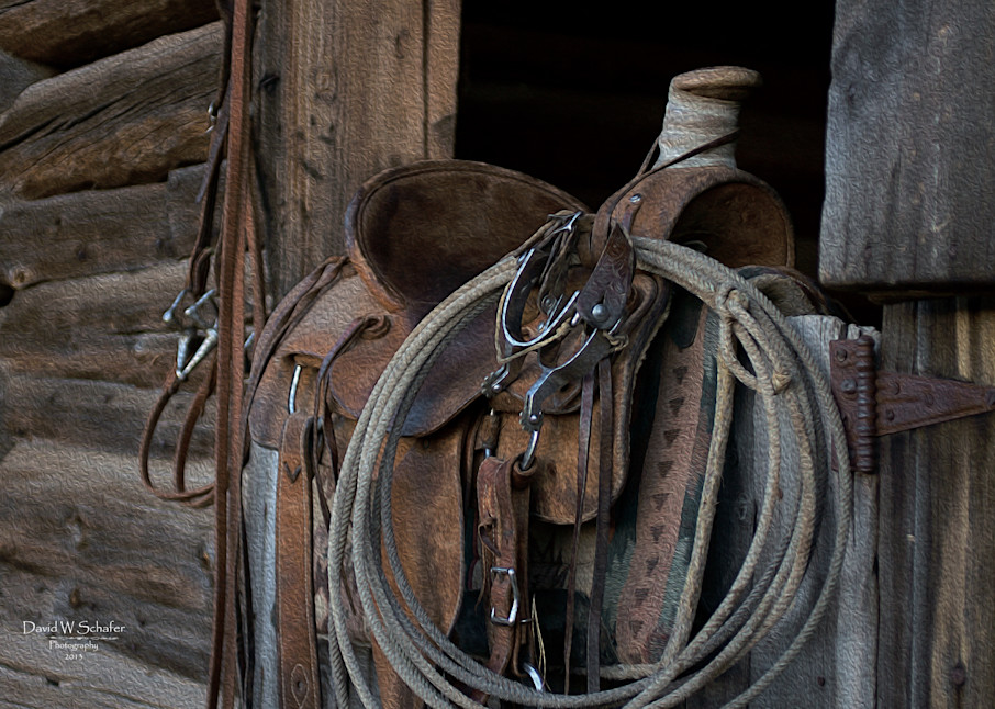 Cowboy Tack Photography Art | David W Schafer