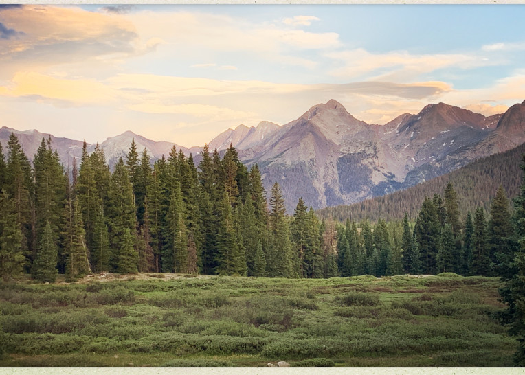 Mountains And Trees Photography Art | nathanmurray