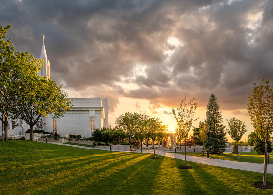 Bountiful Utah Temple - Fire of the Covenant