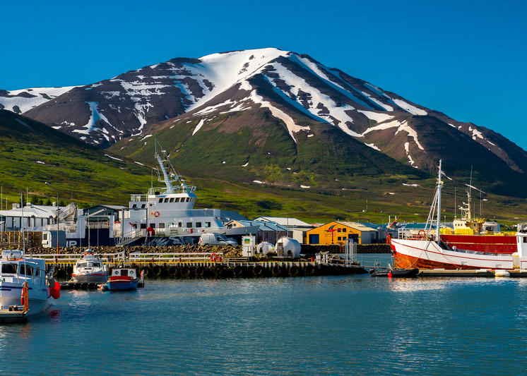 Iceland Harbour Photography Art | Vaughn Bender Photography
