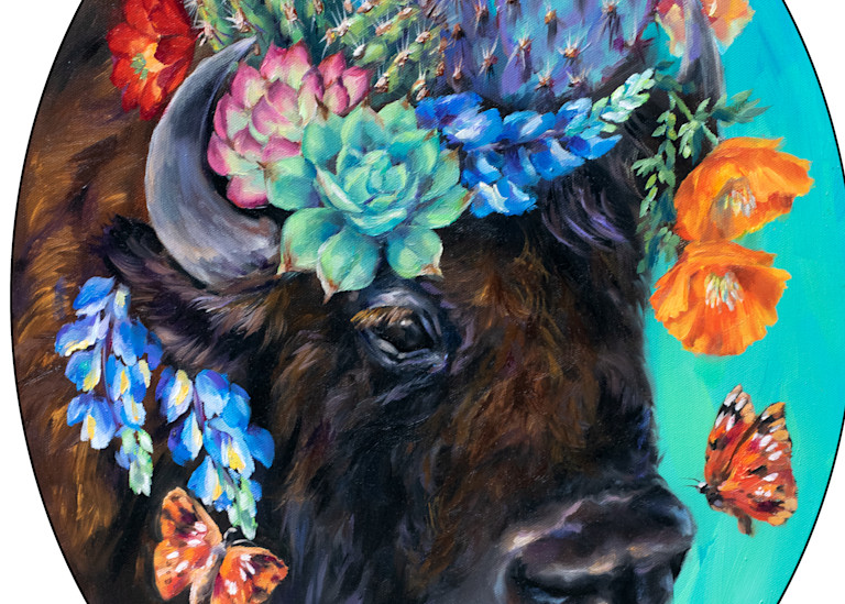 Cactus Critters: Buffalo Blooms Art | Ans Carnes Art