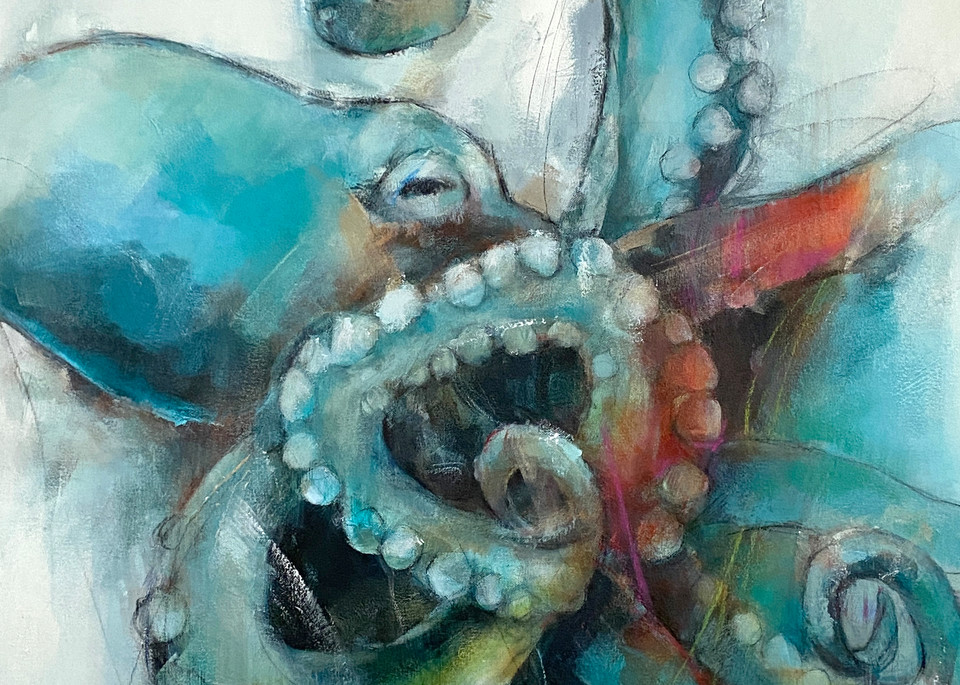 Dreamy octopus fine art reproduction