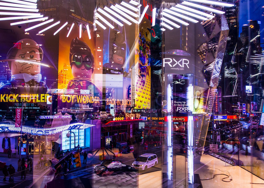 Reflections   Times Square Art | A Touch of Color Photography