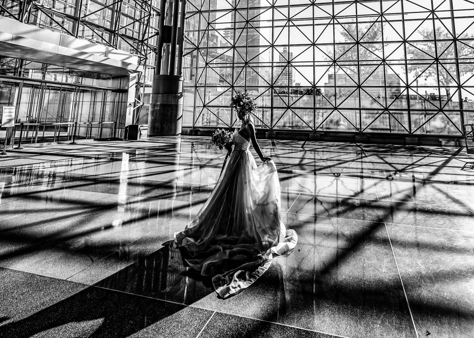 Bride Posing  Javits Center  Nyc Art | A Touch of Color Photography