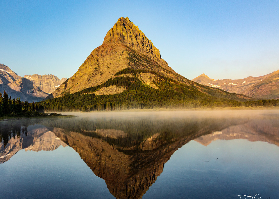 Swiftcurrent Lake Reflection Art | Don Peterson Photography