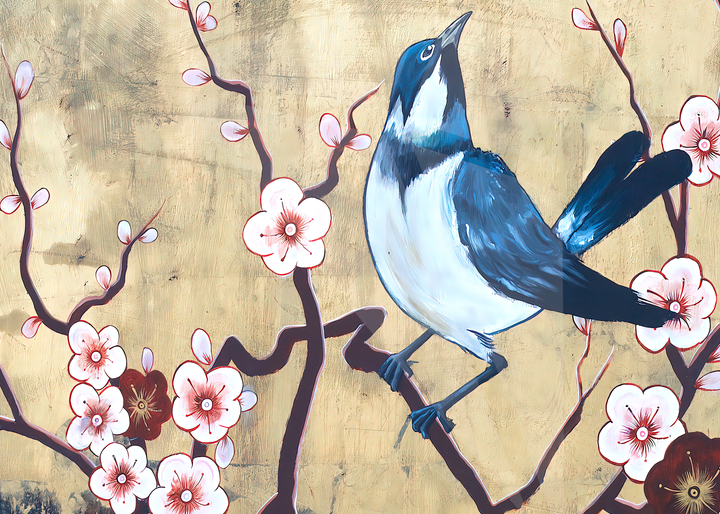 Blue Bird  Art | Jamakin' Dave Works