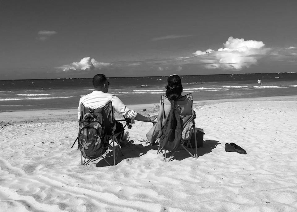 Couple On A Beach Photography Art | Nick Levitin Photography