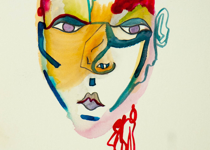 Chelsea Baez - surrealism - face with vein - Inner Critique