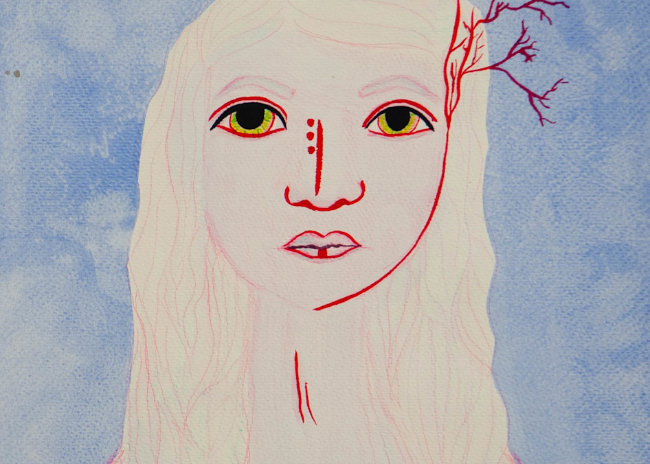 Chelsea Baez - surrealism - girl - Pale