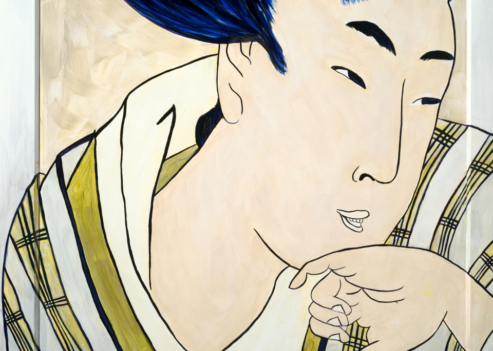 Geisha Gold Green Series #2 Art | nicollettesmith
