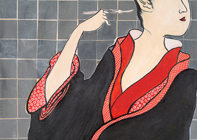 Geisha With Silver #3 Art | nicollettesmith