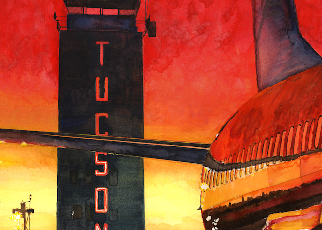 Tucson Control Tower Art | Artwork by Rouch