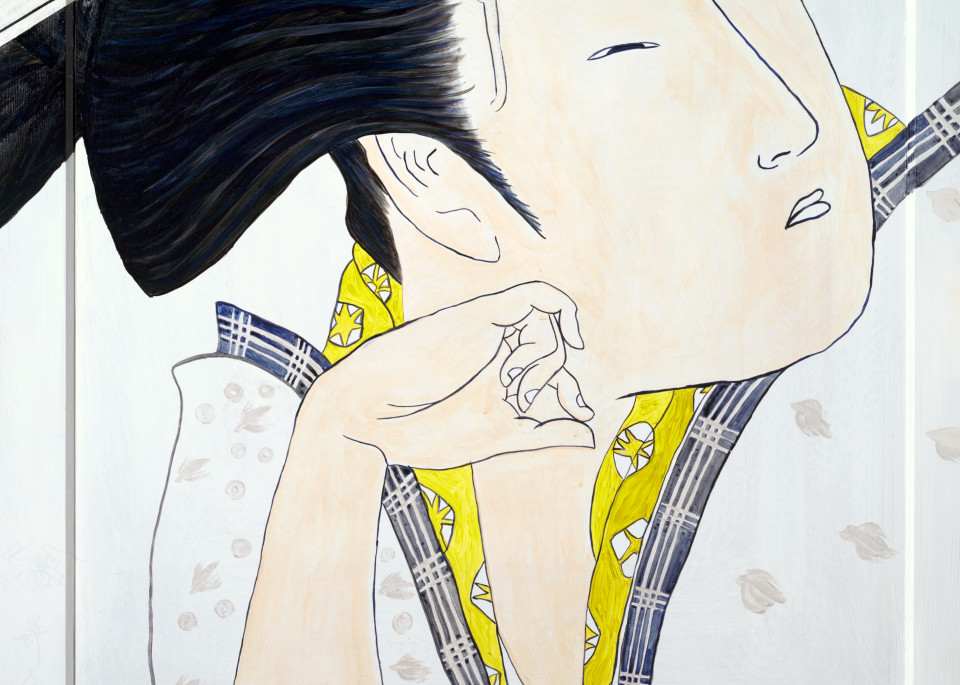 Geisha Gold Green Series #1 Art | nicollettesmith