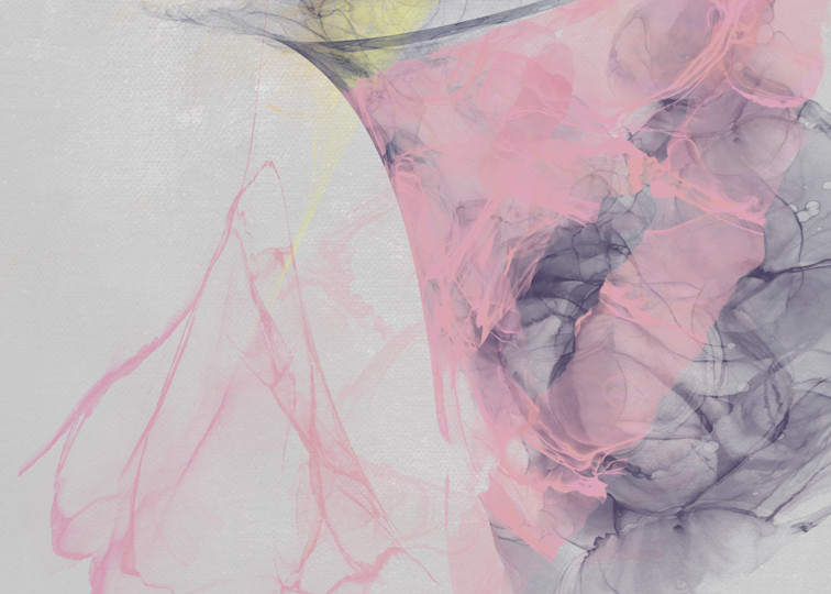 Grey And Pink Abstract Art | onlythemoon