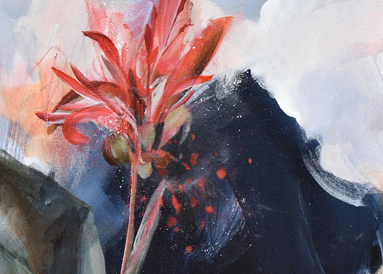 Abstract floral paintings and reproductions