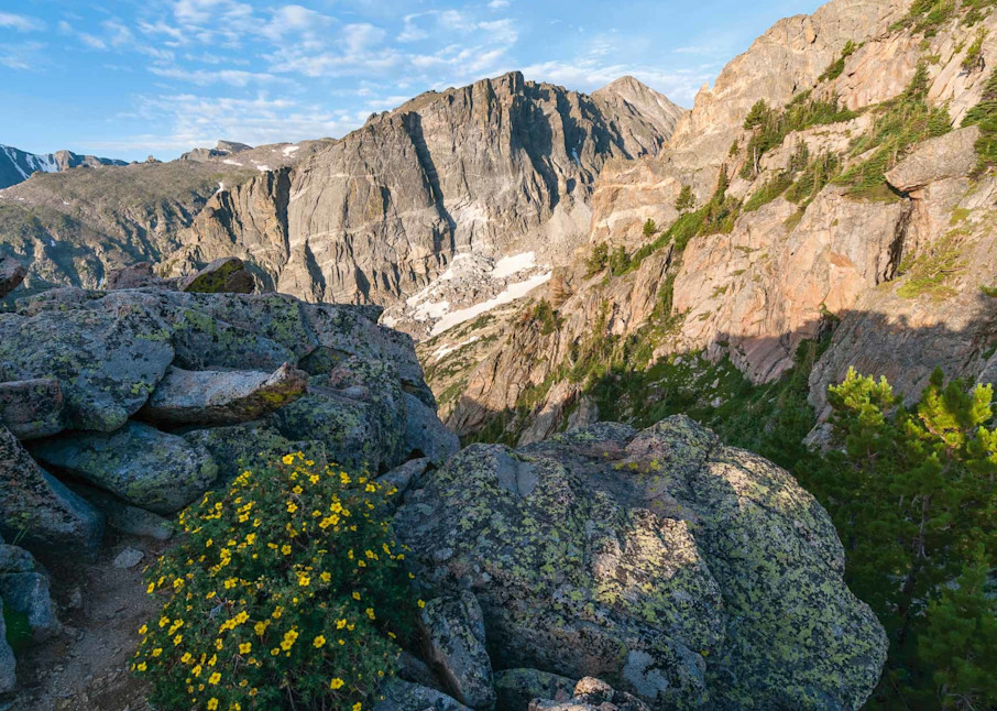 Hallett Peak from Flattop Mountain by James Frank Photography