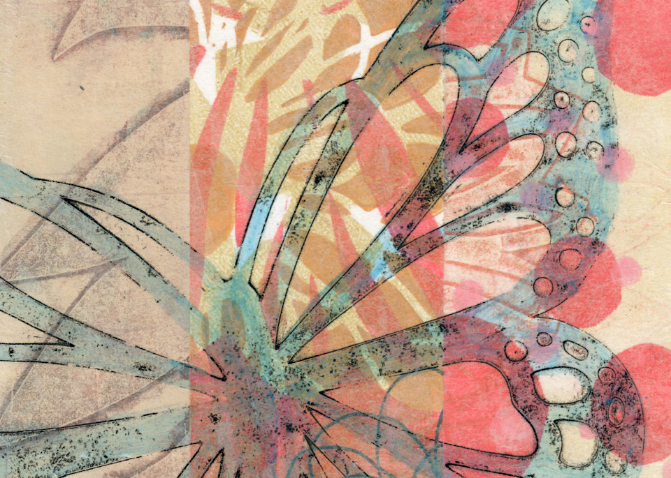 Flutter By: Mixed media artwork by Jennifer Akkermans