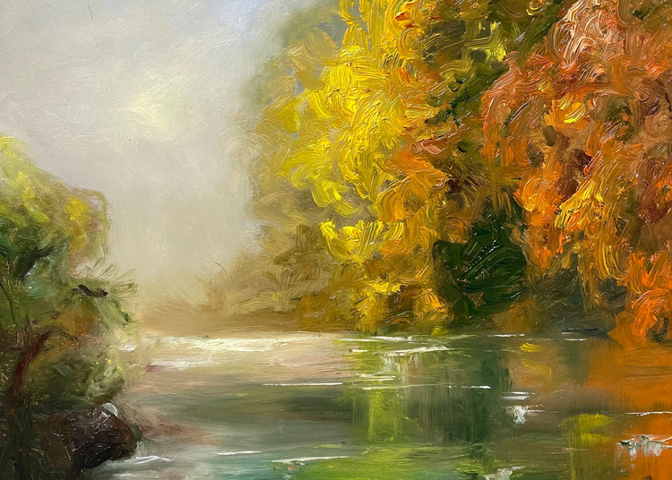 Morning Mist In Eno River Art | Lazyriver Gallery