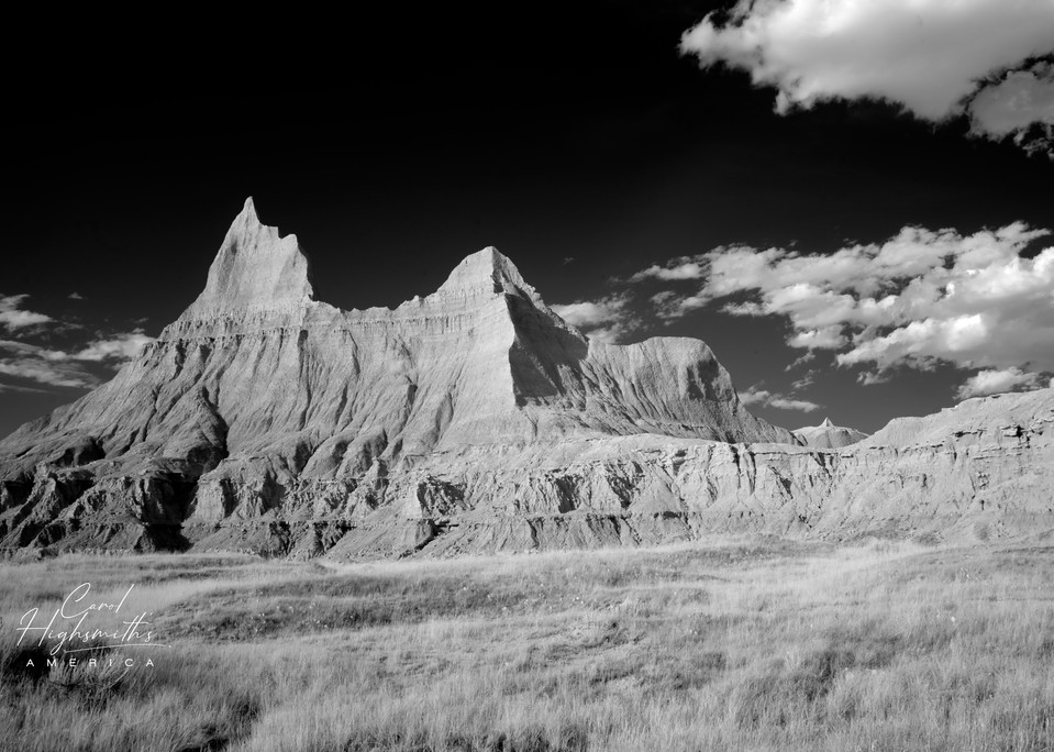 Infrared view of the Badlands