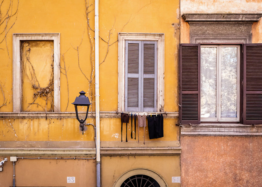 Out To Dry. Rome, Italy Photography Art | Kelley Dallas Photography