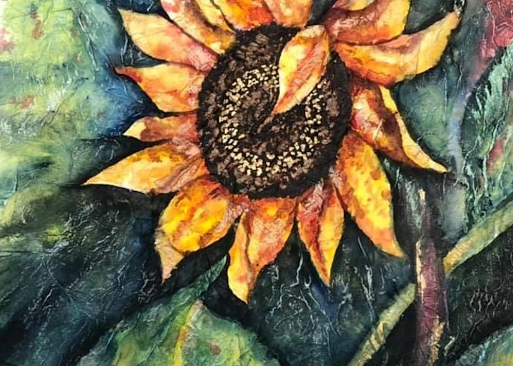 Sunflower In My Garden Art | Melissa Carter Creations