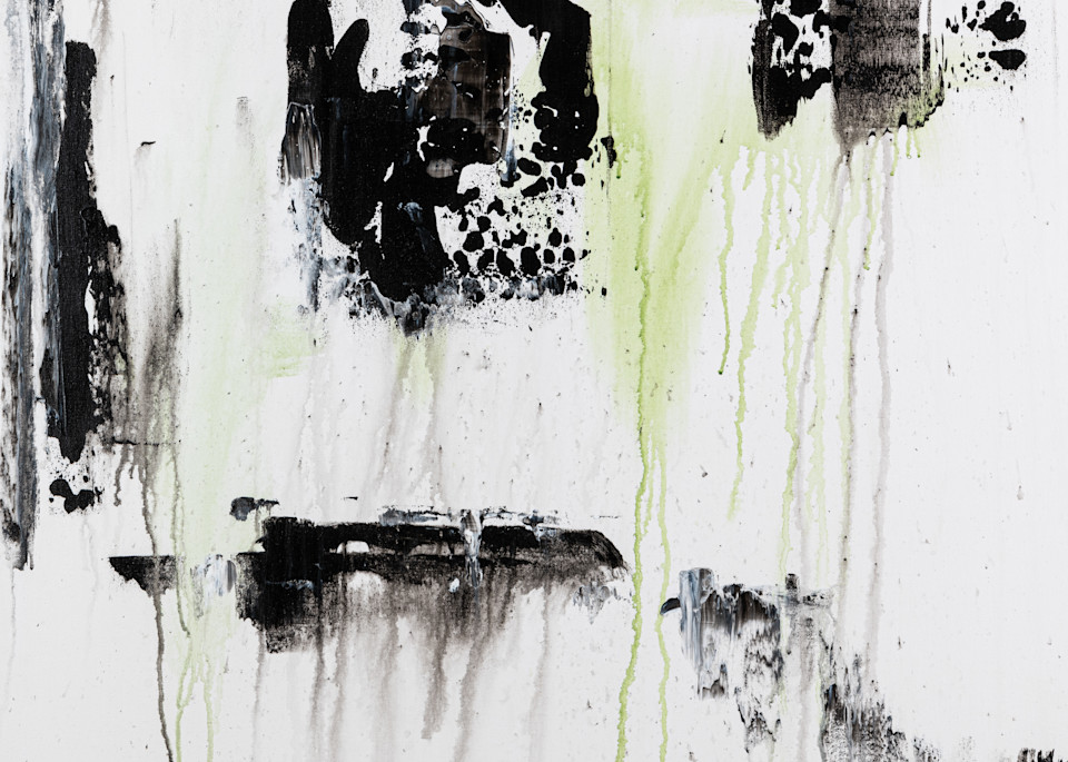 Mostly Black Green Art | Jora Nelstein