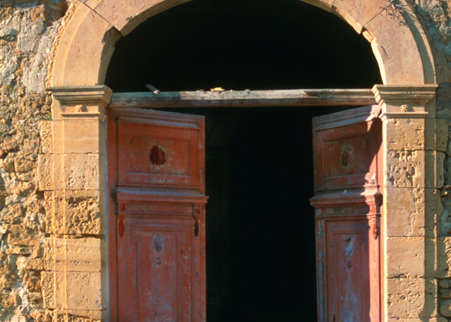 Doorway in Old Poggioreale, Sicily in 1999