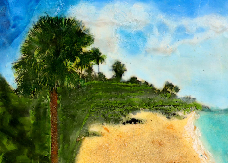 Palms On A Deserted Island Art | annbreinig
