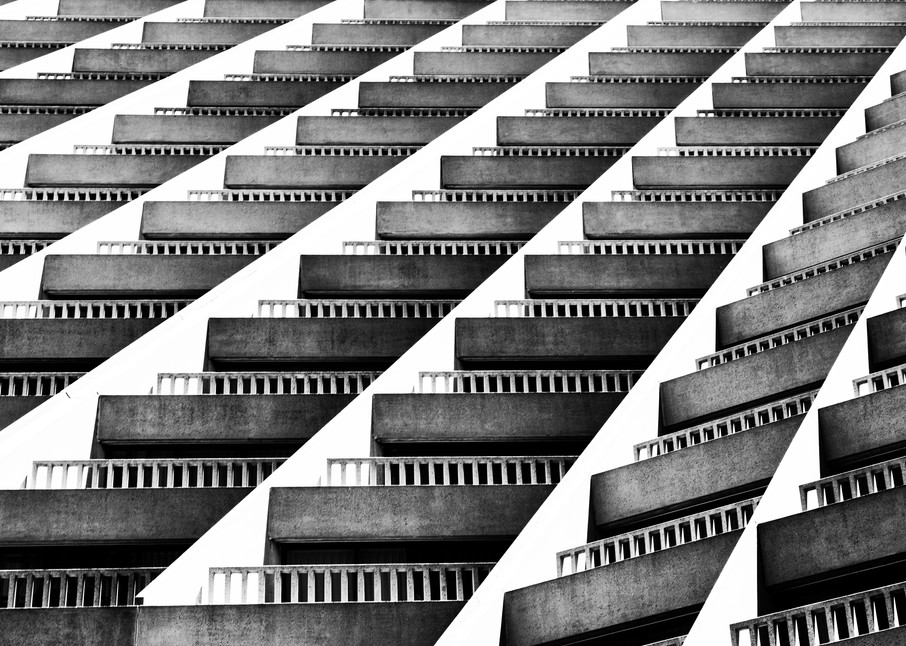 Balconies in Black and White