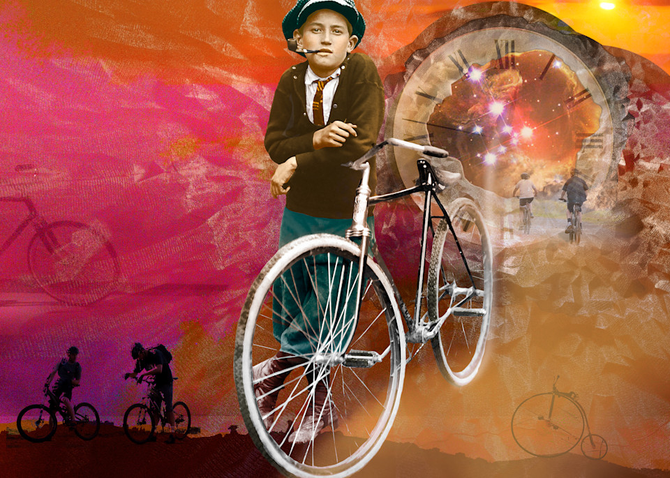 Do you remember your first bicycle? This surreal photograph called The Bicyclist was created by artist Vincent DiLeo. It is available in many sizes.