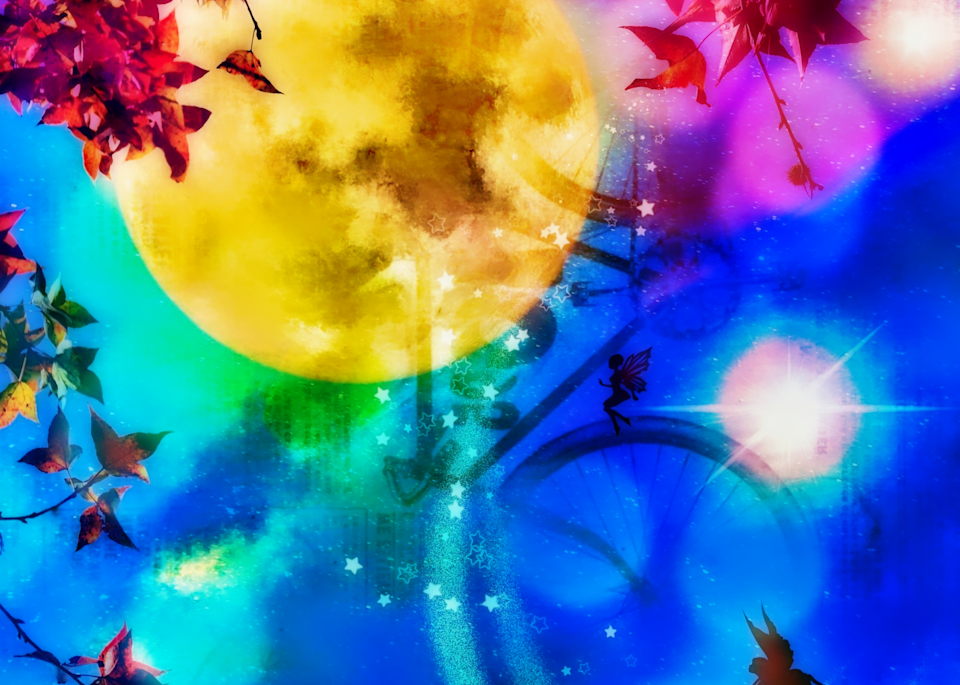 Autumn Moon I Art | DBA This Magical Life