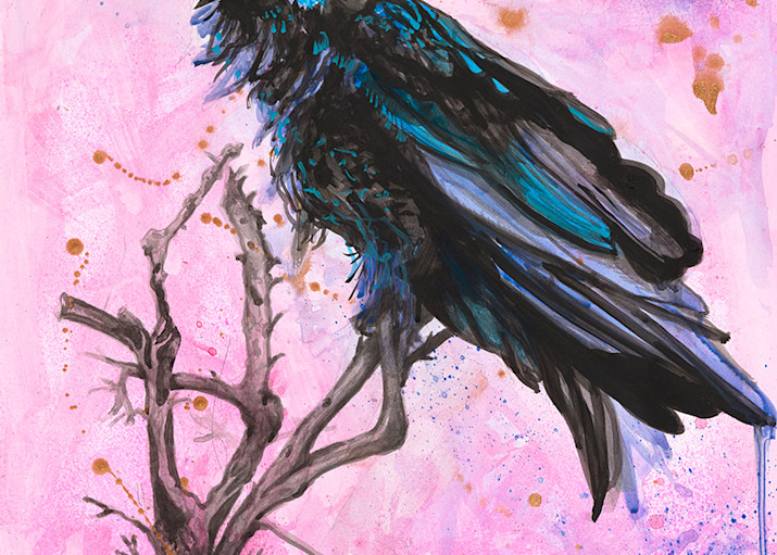 Raven Spirit Print Art | Sarah E. McCord- Fine Artist