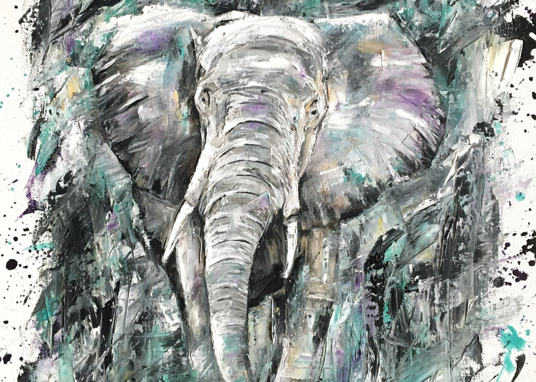 Elephant's March Painting