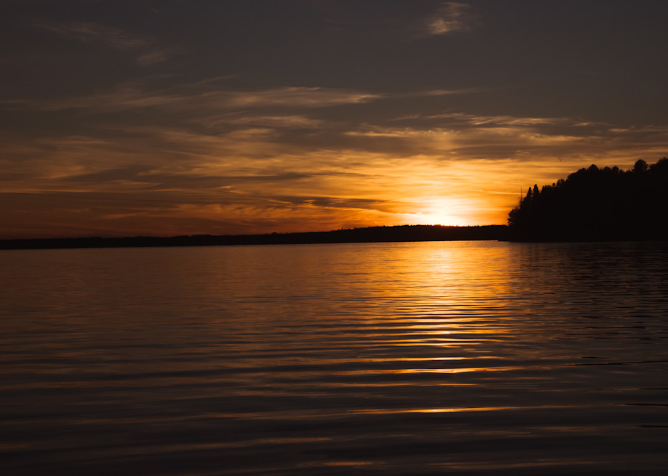Sunset on Lake Pakwash-1