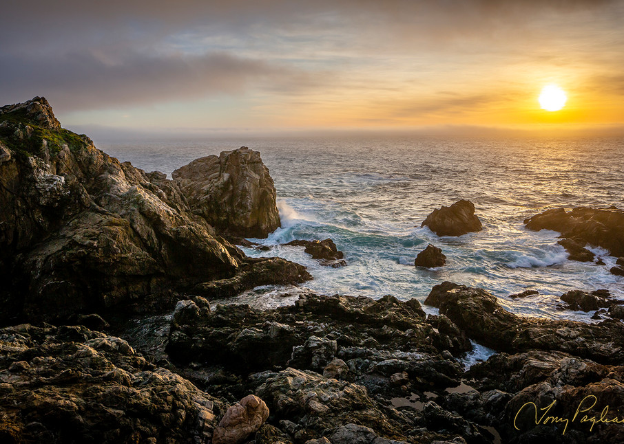 Sunset At Rocky Point   Big Sur, Ca Art | Tony Pagliaro Gallery