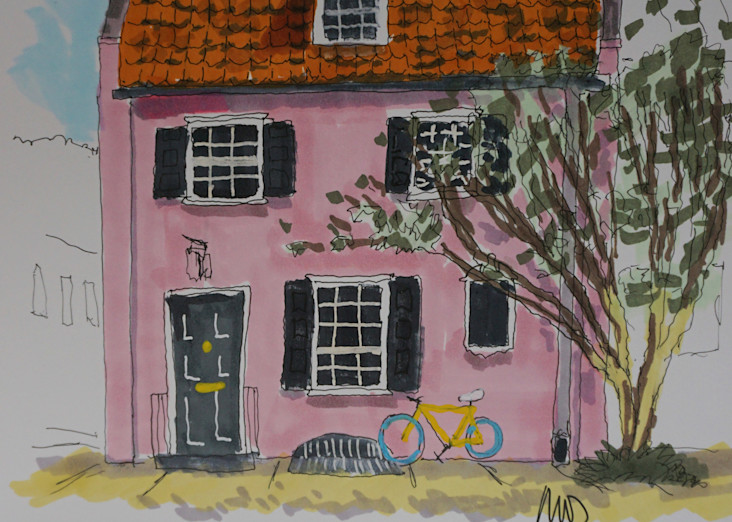 The Pink House Art | Matt Dawson Art