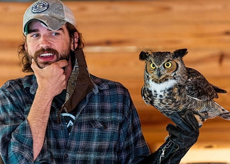 Wise Man And Owl Photography Art | Photoeye Inc