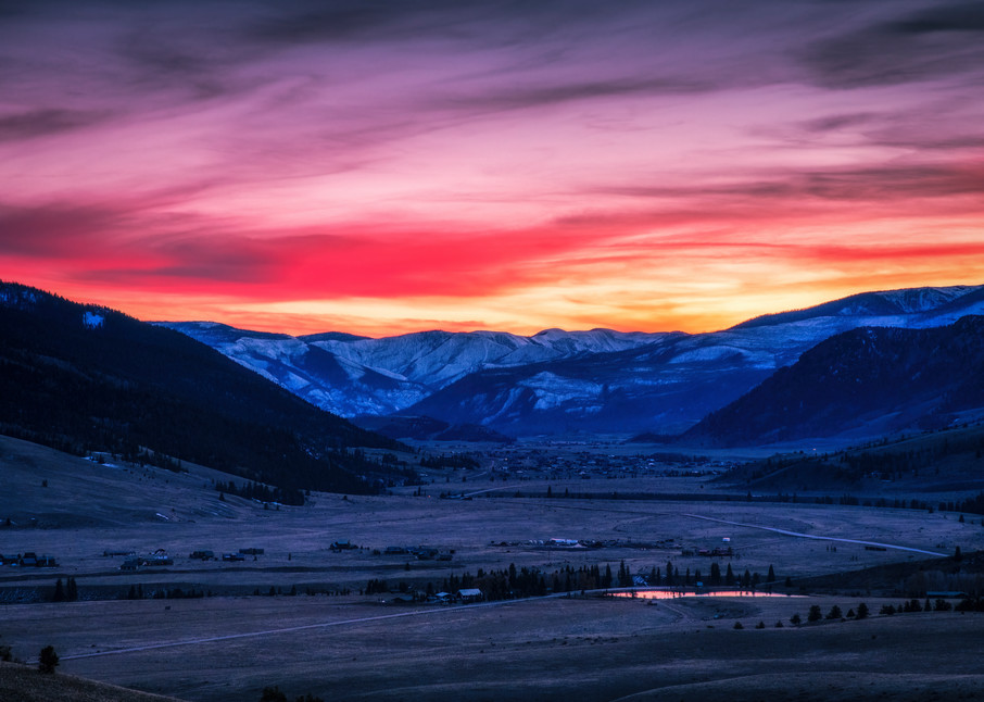 Sunset over the Valley - Colorado fine-art photography prints