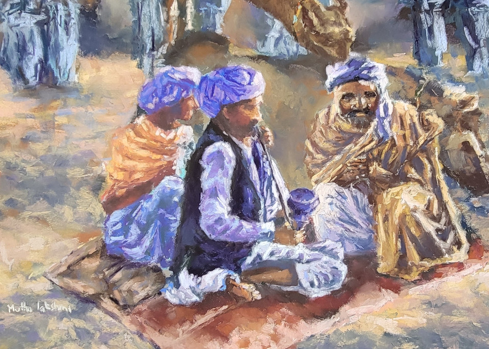 After The Camel Fair Art | Art by Lakshmi