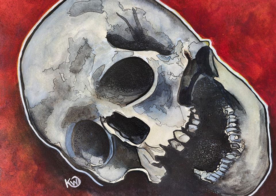 Skull Art | Water+Ink Studios