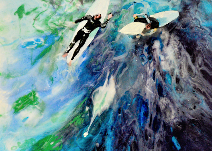The Paddle Out Ii Art | Sarah O'Connor Art