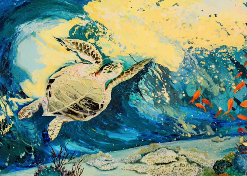 Sea Turtle Ii Art | Sarah O'Connor Art