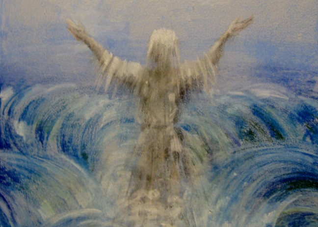 Water Holy Spirit Baptism   Art | ELENA ERŐS FINE ART