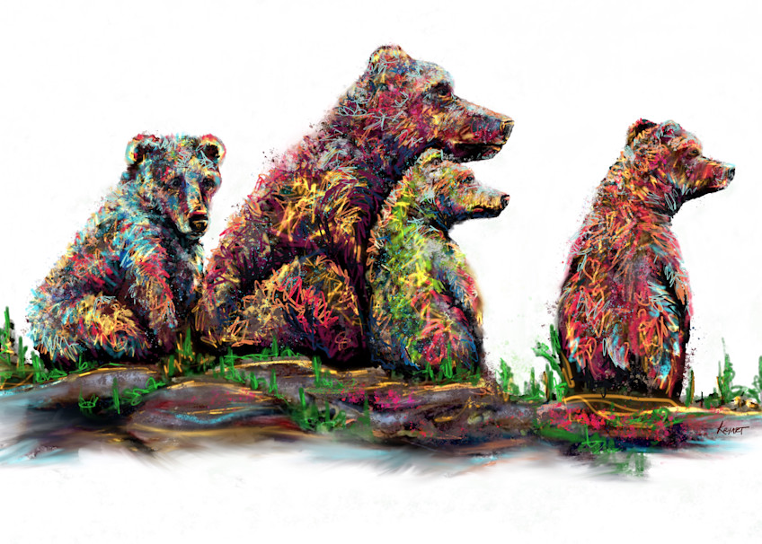 Bear Fam Art | Kristyn Watterworth