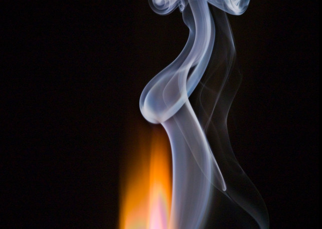 115 Flame Smoke 2007 Photography Art | Rick Gardner Photography