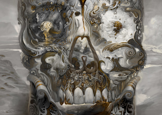 Skull January 1, 2021 Art | Burton Gray Studio