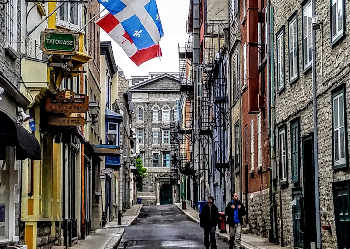 Quiet Street In Old Quebec City, Number One Photography Art | Photoissimo - Fine Art Photography
